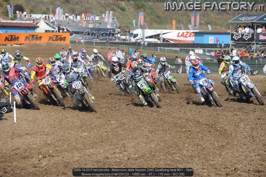 2009-10-03 Franciacorta - Motocross delle Nazioni 2345 Qualifying heat MX1 - Start
